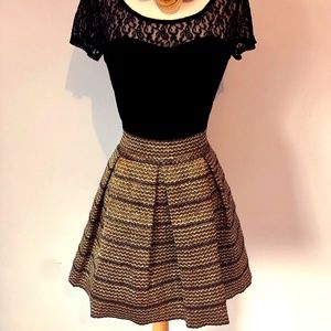 Gold Bandage Skirt
